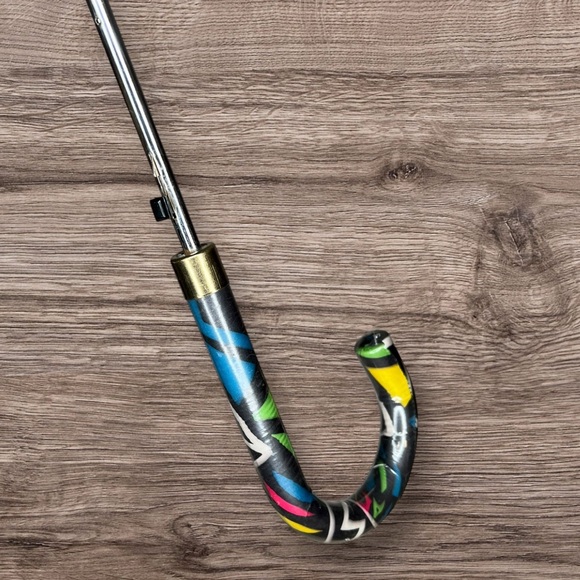 Vintage 90s Fluorescent Umbrella/Parasol - Picture 6 of 11